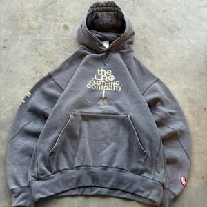 Vintage boxy multihit the LRG clothing company embroidered and hardware hoodie